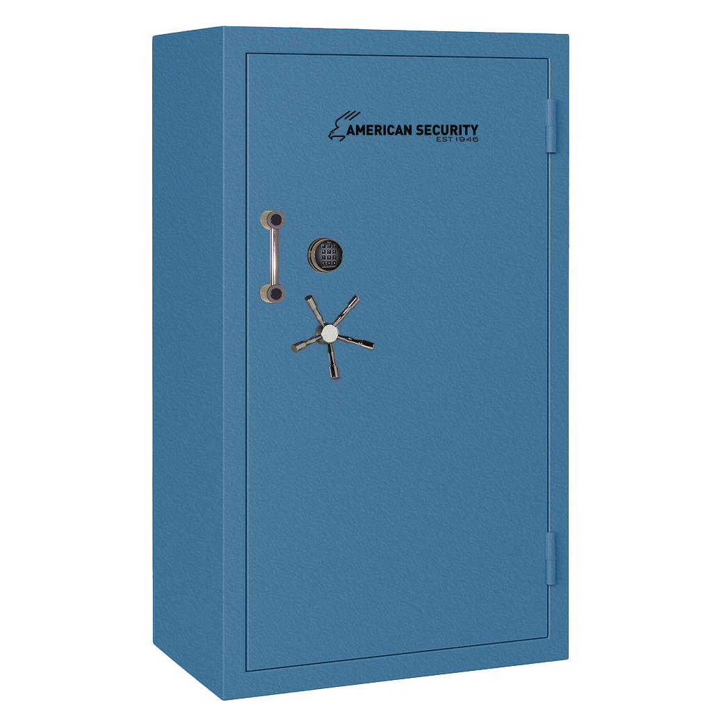 AMSEC BFII7240 gun safe exterior with 120-minute fire rating and UL RSC Level II security