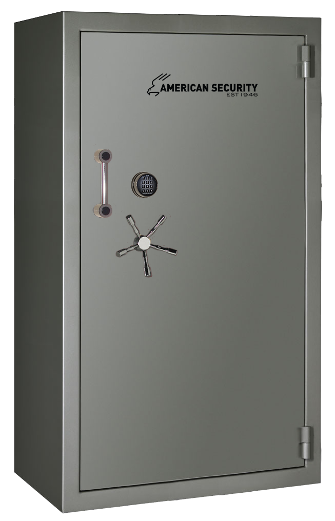 AMSEC BFII7240 gun safe exterior with 120-minute fire rating and UL RSC Level II security