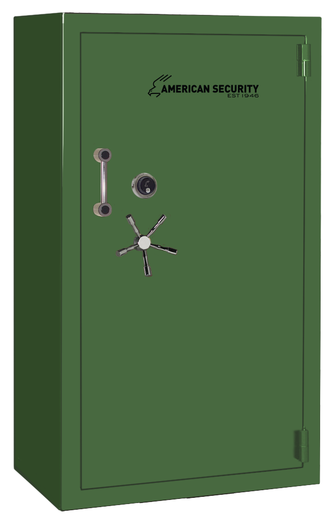AMSEC BFII7240 gun safe exterior with 120-minute fire rating and UL RSC Level II security