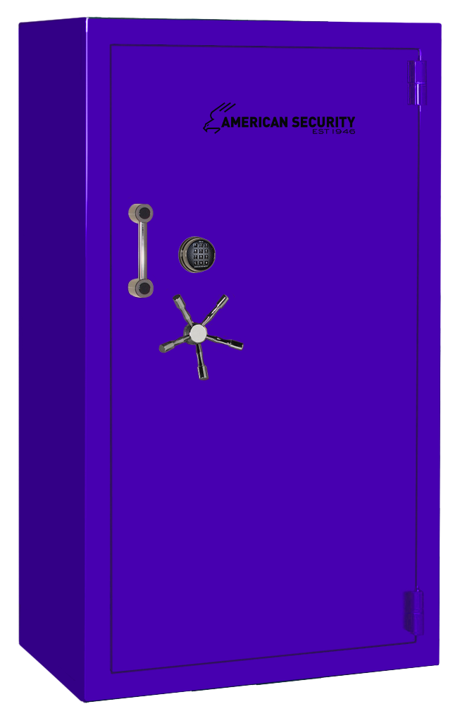 AMSEC BFII7240 gun safe exterior with 120-minute fire rating and UL RSC Level II security