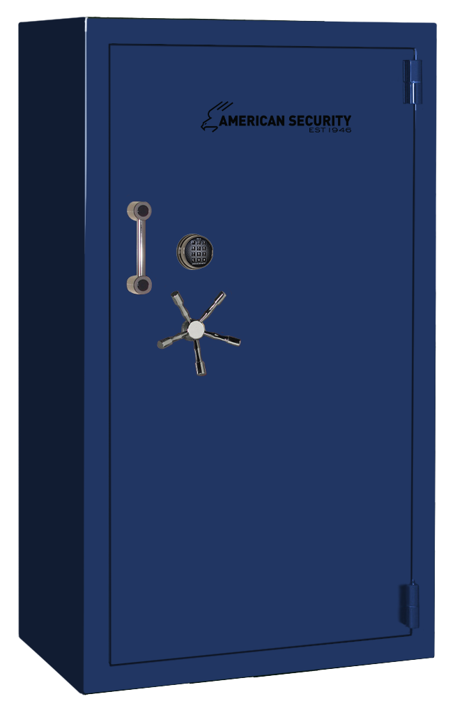 AMSEC BFII7240 gun safe exterior with 120-minute fire rating and UL RSC Level II security
