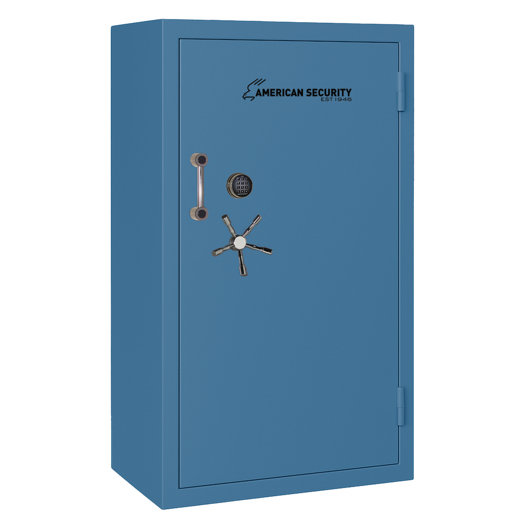 AMSEC BFII7240 gun safe exterior with 120-minute fire rating and UL RSC Level II security
