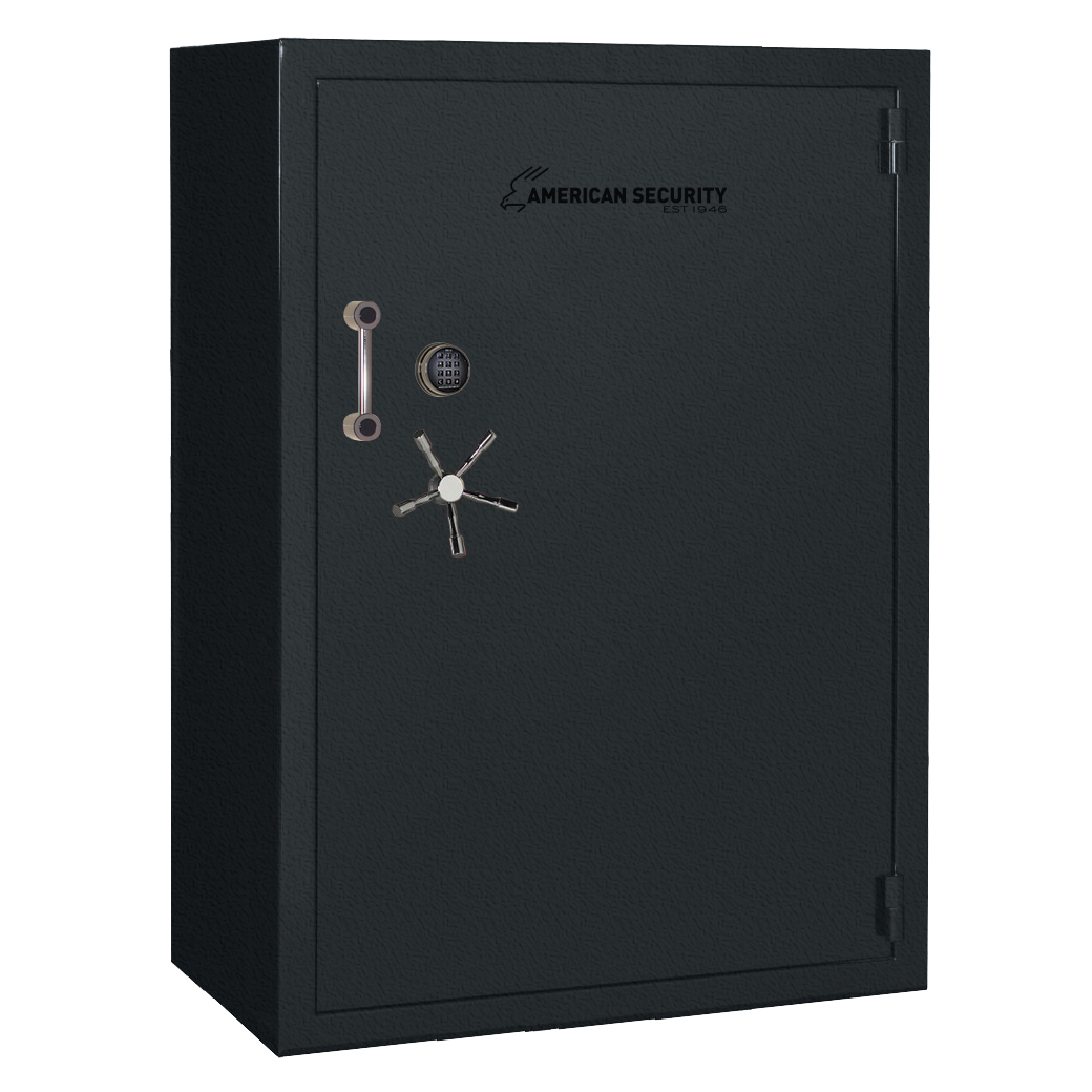 AMSEC BFII7250 gun safe exterior with 120-minute fire rating and UL RSC Level II security