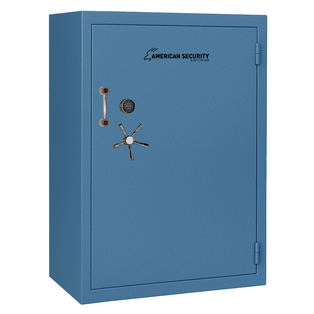 AMSEC BFII7250 gun safe exterior with 120-minute fire rating and UL RSC Level II security