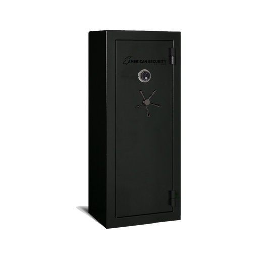 AMSEC BFX6024 gun safe exterior with 120-minute fire rating and UL RSC Level 1 security