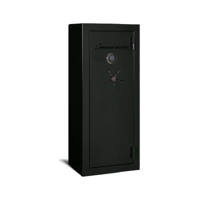 AMSEC BFX6024 gun safe exterior with 120-minute fire rating and UL RSC Level 1 security