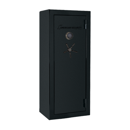 AMSEC BFX6024 gun safe exterior with 120-minute fire rating and UL RSC Level 1 security