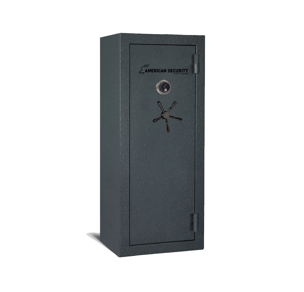 AMSEC BFX6024 gun safe exterior with 120-minute fire rating and UL RSC Level 1 security