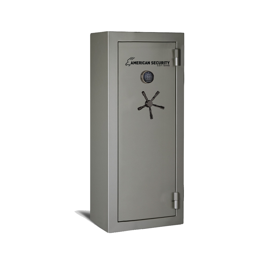 AMSEC BFX6024 gun safe exterior with 120-minute fire rating and UL RSC Level 1 security