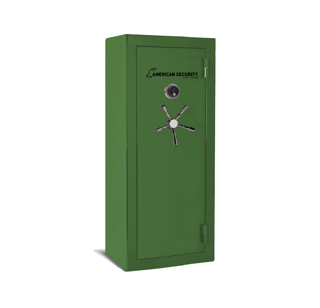 AMSEC BFX6024 gun safe exterior with 120-minute fire rating and UL RSC Level 1 security