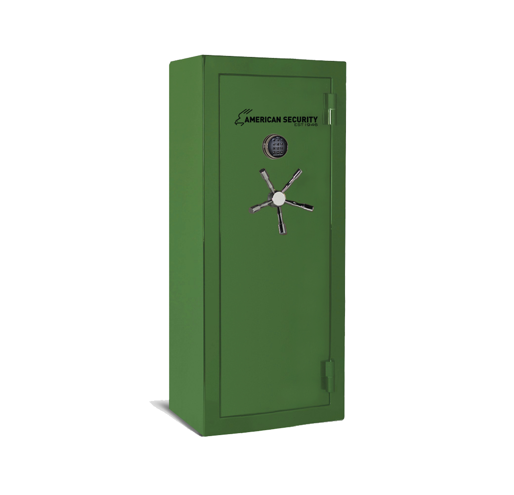 AMSEC BFX6024 gun safe exterior with 120-minute fire rating and UL RSC Level 1 security