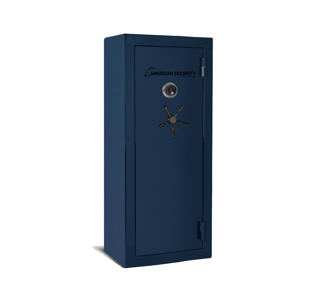 AMSEC BFX6024 gun safe exterior with 120-minute fire rating and UL RSC Level 1 security