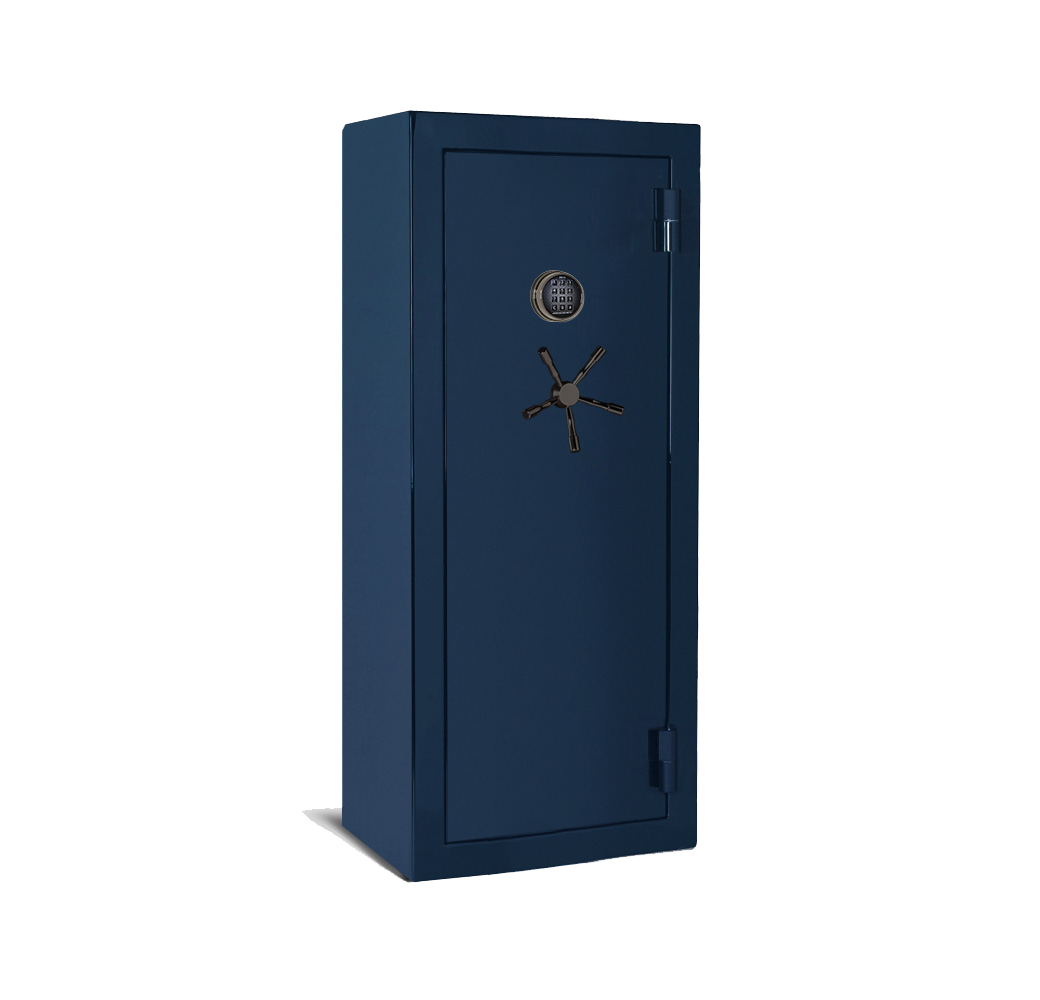 AMSEC BFX6024 gun safe exterior with 120-minute fire rating and UL RSC Level 1 security