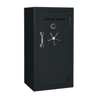 AMSEC BFX6030 gun safe exterior with 120-minute fire rating and UL RSC Level 1 security