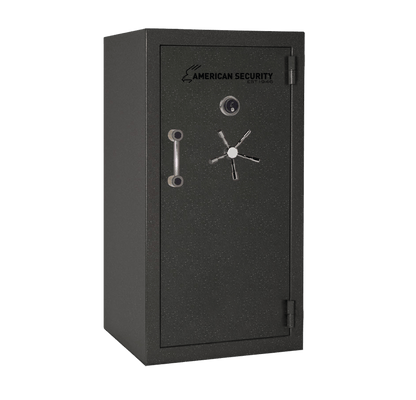 AMSEC BFX6030 gun safe exterior with 120-minute fire rating and UL RSC Level 1 security