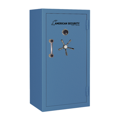 AMSEC BFX6030 gun safe exterior with 120-minute fire rating and UL RSC Level 1 security