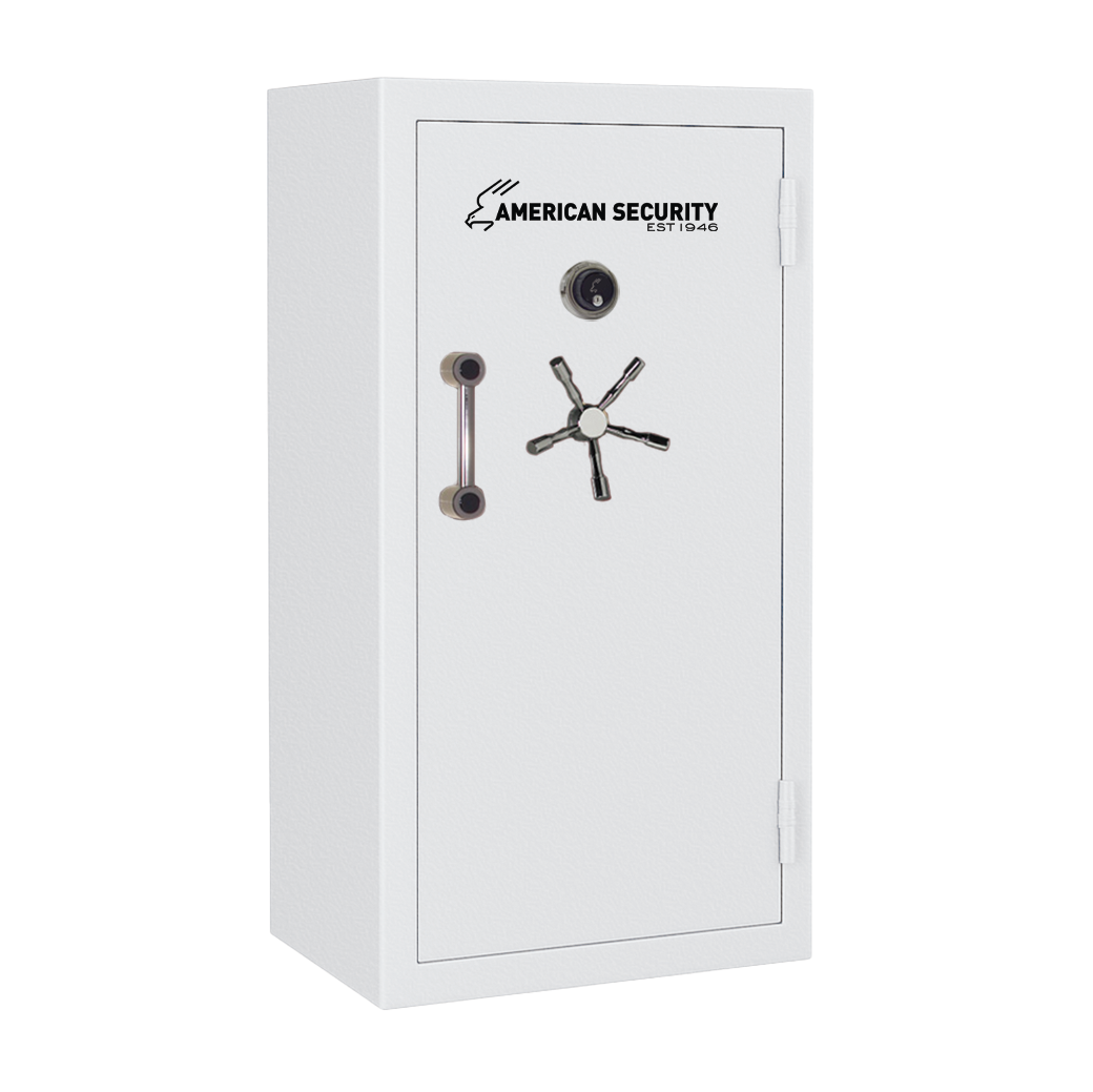 AMSEC BFX6030 gun safe exterior with 120-minute fire rating and UL RSC Level 1 security