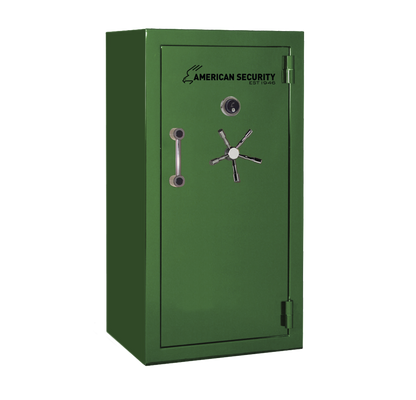AMSEC BFX6030 gun safe exterior with 120-minute fire rating and UL RSC Level 1 security