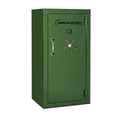 AMSEC BFX6030 gun safe exterior with 120-minute fire rating and UL RSC Level 1 security