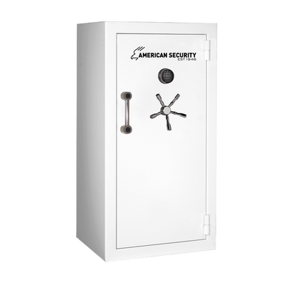 AMSEC BFX6030 gun safe exterior with 120-minute fire rating and UL RSC Level 1 security