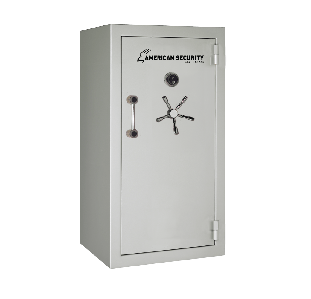 AMSEC BFX6030 gun safe exterior with 120-minute fire rating and UL RSC Level 1 security