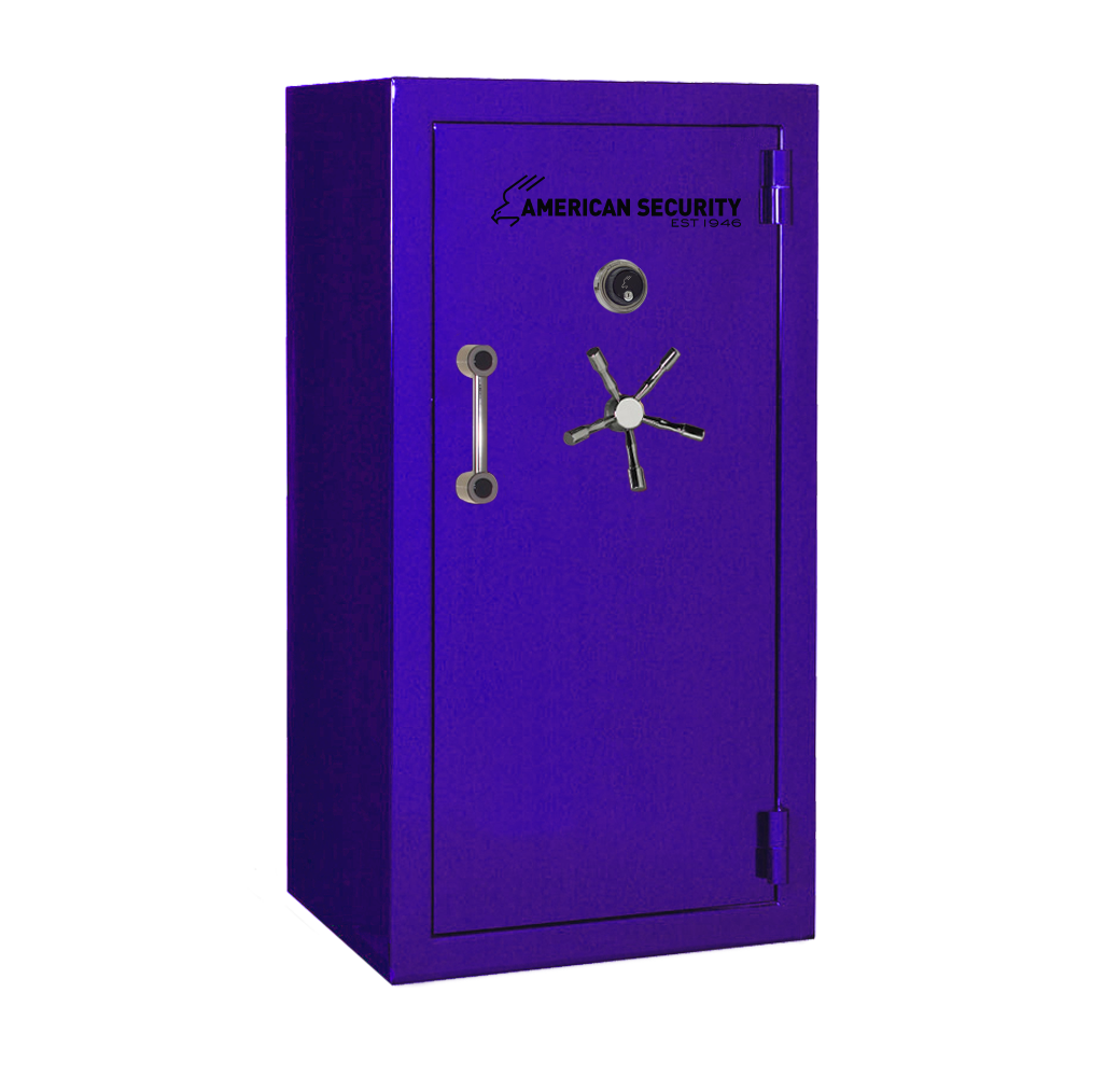 AMSEC BFX6030 gun safe exterior with 120-minute fire rating and UL RSC Level 1 security