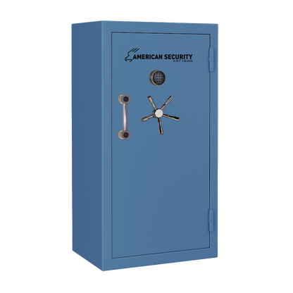 AMSEC BFX6030 gun safe exterior with 120-minute fire rating and UL RSC Level 1 security