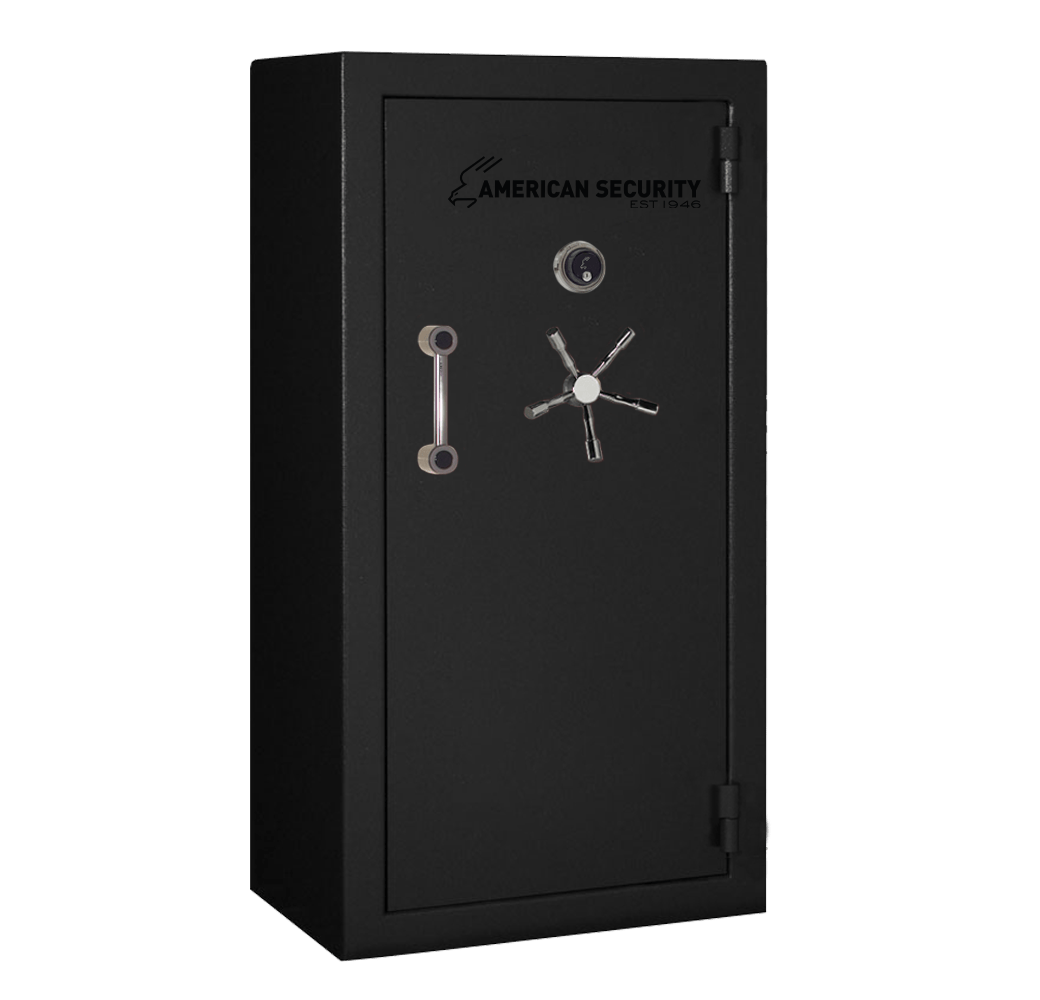 AMSEC BFX6032 gun safe exterior with 120-minute fire rating and UL RSC Level 1 security