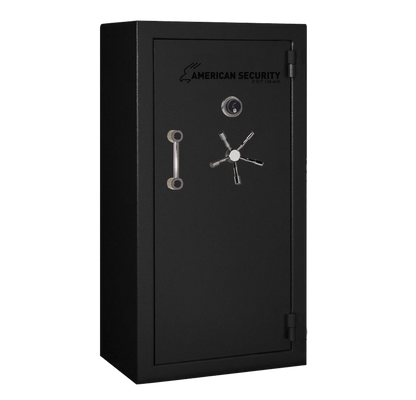AMSEC BFX6032 gun safe exterior with 120-minute fire rating and UL RSC Level 1 security