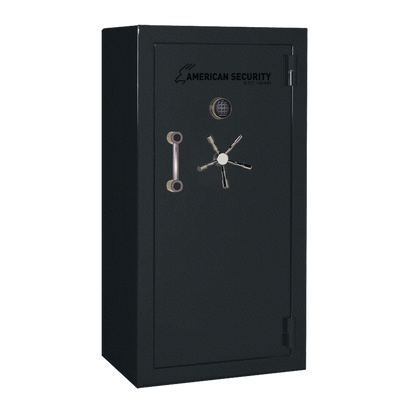 AMSEC BFX6032 gun safe exterior with 120-minute fire rating and UL RSC Level 1 security