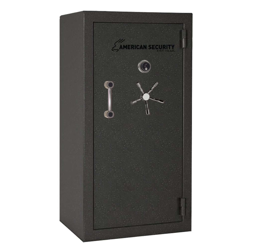 AMSEC BFX6032 gun safe exterior with 120-minute fire rating and UL RSC Level 1 security