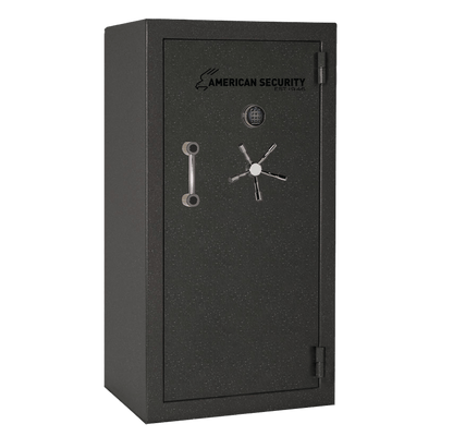 AMSEC BFX6032 gun safe exterior with 120-minute fire rating and UL RSC Level 1 security