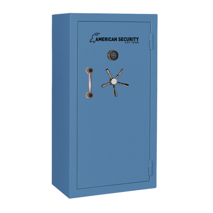 AMSEC BFX6032 gun safe exterior with 120-minute fire rating and UL RSC Level 1 security