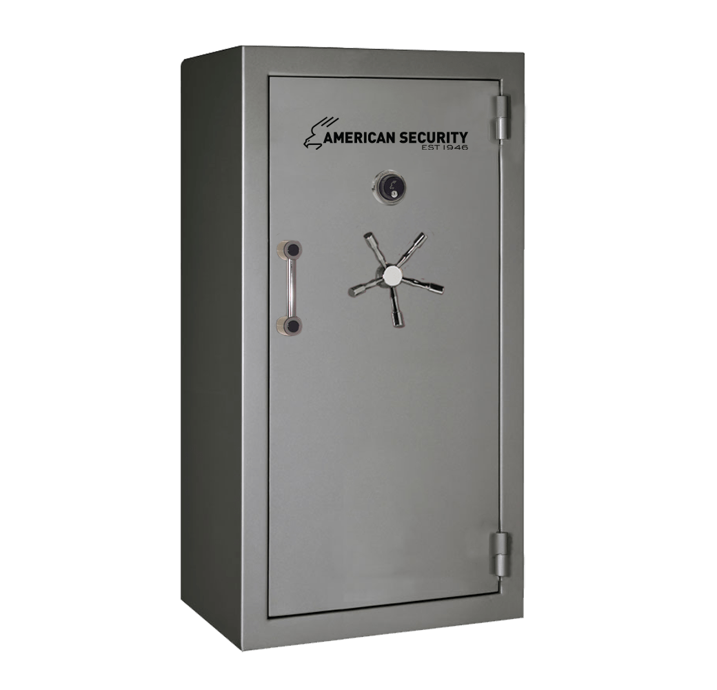 AMSEC BFX6032 gun safe exterior with 120-minute fire rating and UL RSC Level 1 security