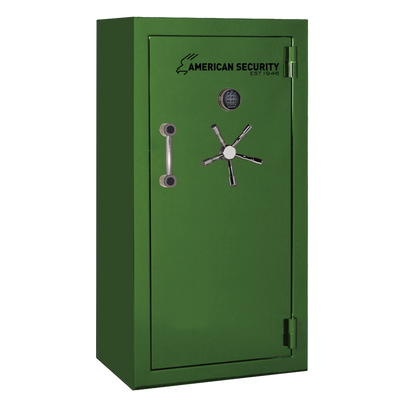 AMSEC BFX6032 gun safe exterior with 120-minute fire rating and UL RSC Level 1 security
