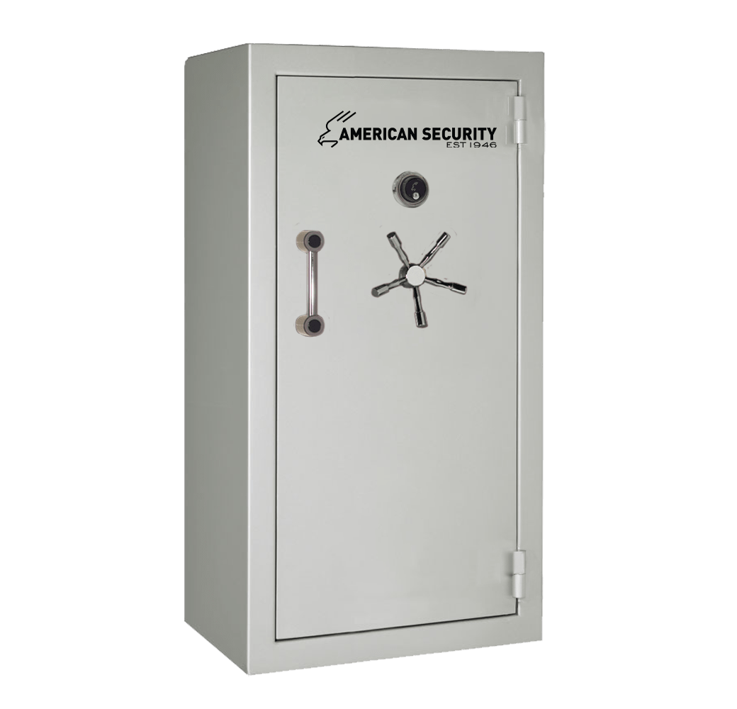 AMSEC BFX6032 gun safe exterior with 120-minute fire rating and UL RSC Level 1 security