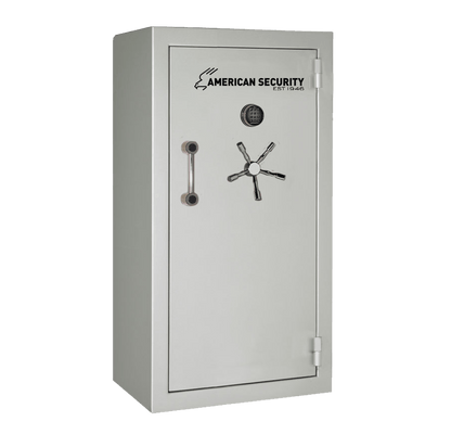 AMSEC BFX6032 gun safe exterior with 120-minute fire rating and UL RSC Level 1 security