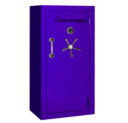 AMSEC BFX6032 gun safe exterior with 120-minute fire rating and UL RSC Level 1 security