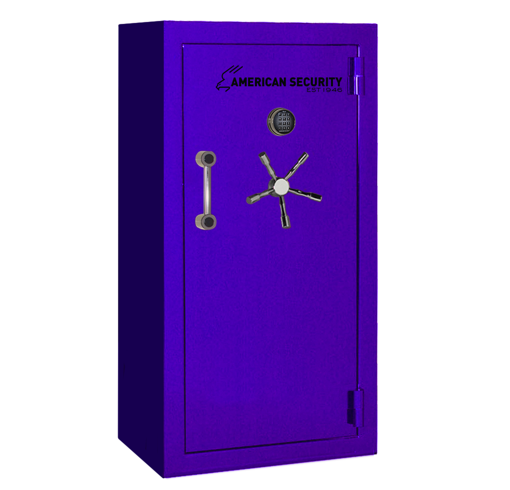 AMSEC BFX6032 gun safe exterior with 120-minute fire rating and UL RSC Level 1 security