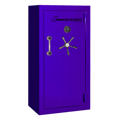 AMSEC BFX6032 gun safe exterior with 120-minute fire rating and UL RSC Level 1 security