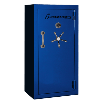 AMSEC BFX6032 gun safe exterior with 120-minute fire rating and UL RSC Level 1 security