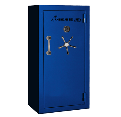 AMSEC BFX6032 gun safe exterior with 120-minute fire rating and UL RSC Level 1 security