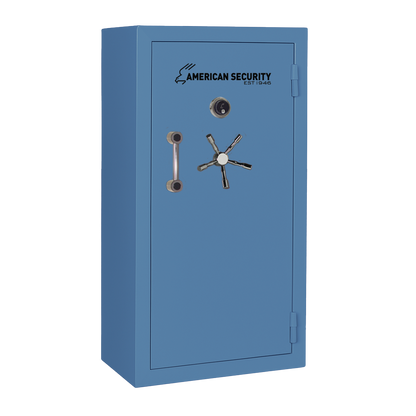 AMSEC BFX6032 gun safe exterior with 120-minute fire rating and UL RSC Level 1 security