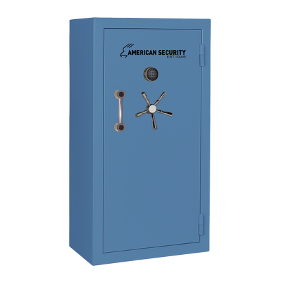 AMSEC BFX6032 gun safe exterior with 120-minute fire rating and UL RSC Level 1 security