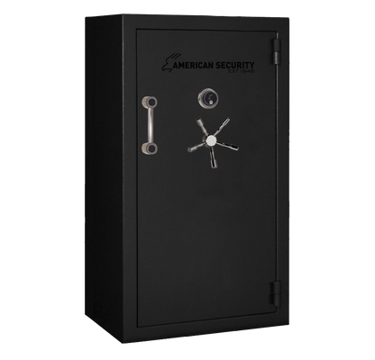 AMSEC BFX6636 gun safe exterior with 120-minute fire rating and UL RSC Level 1 security