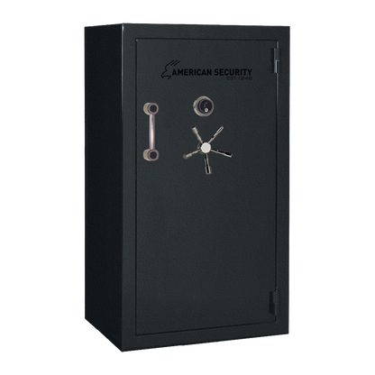 AMSEC BFX6636 gun safe exterior with 120-minute fire rating and UL RSC Level 1 security