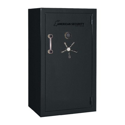 AMSEC BFX6636 gun safe exterior with 120-minute fire rating and UL RSC Level 1 security