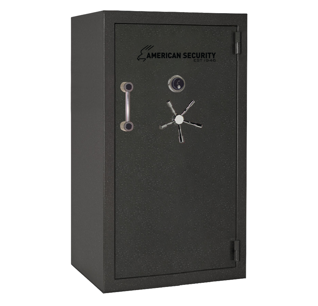 AMSEC BFX6636 gun safe exterior with 120-minute fire rating and UL RSC Level 1 security