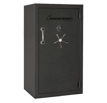 AMSEC BFX6636 gun safe exterior with 120-minute fire rating and UL RSC Level 1 security