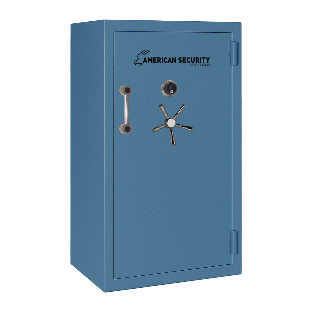 AMSEC BFX6636 gun safe exterior with 120-minute fire rating and UL RSC Level 1 security
